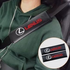 2 Lexus seat belt shoulder pads